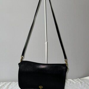 Vintage COACH Convertible Clutch Black Leather